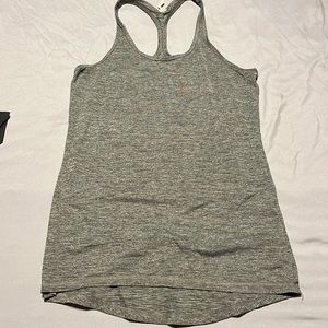 Grey workout top
